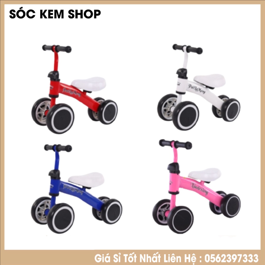 Xe Chòi Chân Cân Bằng Thăng Bằng 4 Bánh 3 Bánh Đồ Chơi Vận Động Cho Bé
