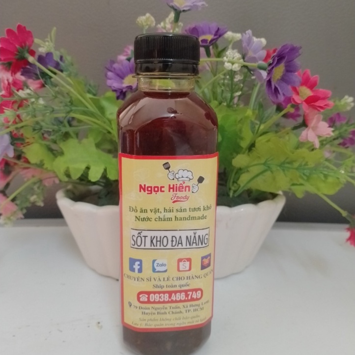 Sốt kho đa năng nhà làm, kho cá, kho thịt, kho quẹt chai 300ml, NGỌC HIỂN FOODY