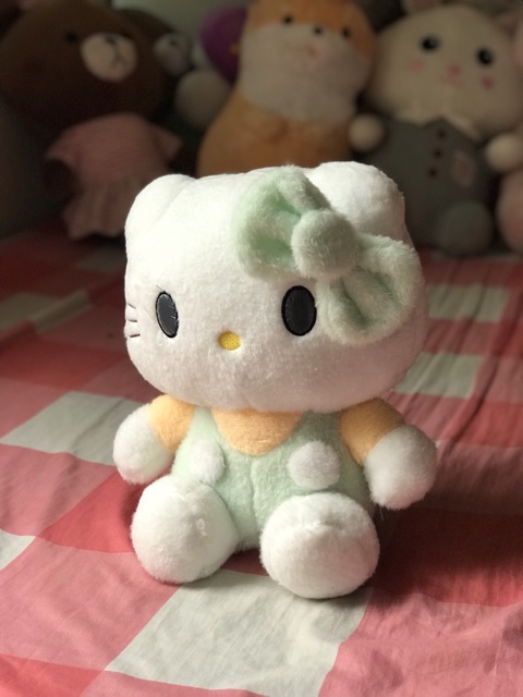 Gấu bông mèo Hello kitty lông xù hàng cao cấp