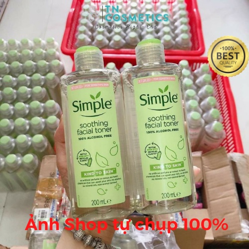 Nước Hoa Hồng Cho Da Nhạy Cảm Simple Kind To Skin Soothing Facial Toner 200ml TN2041 | BigBuy360 - bigbuy360.vn