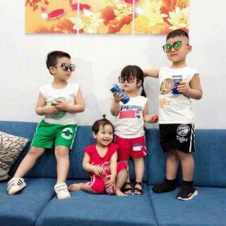Bộ coca, Pepsi, Tiger, bé trai gái