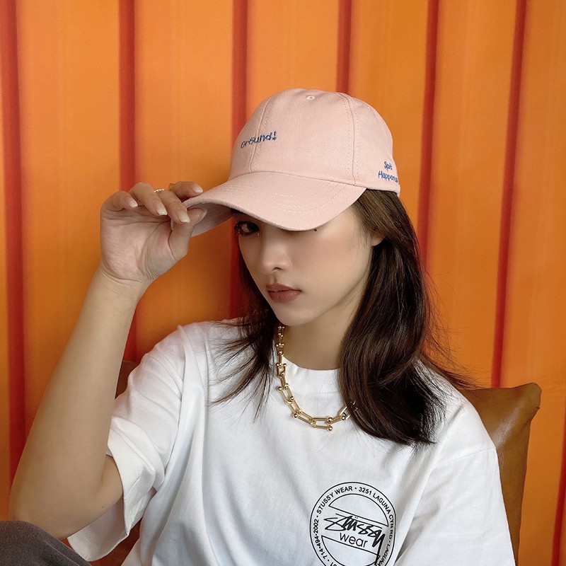 Mũ lưỡi trai nón kết vải mềm thêu chữ Ground phong cách ulzzang Unisex Hàn Quốc