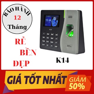 Máy chấm công zkteco k14 bảo hành 12 tháng tặng kèm phần mềm miễn phí.