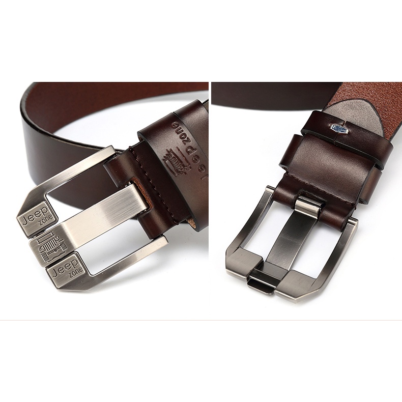 Thắt Lưng Da Thật Có Khóa Gài Thời Trang Cao Cấp Cho Nam