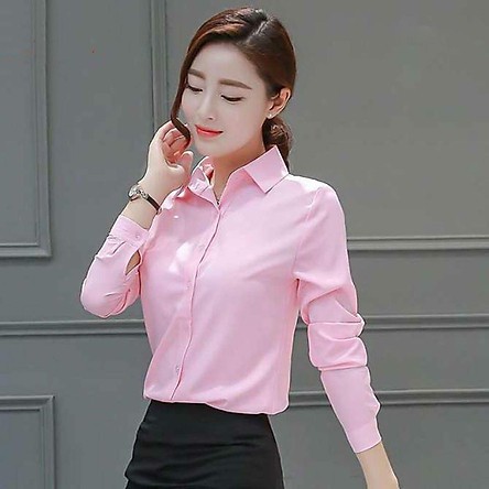 Áo Sơ Mi Nữ Dài Tay SIRI-SM01 Sơ Mi Trắng Công Sở Dáng Chiết Eo Cực Đẹp, Chất Vải Kate Mềm Đẹp Form Chuẩn