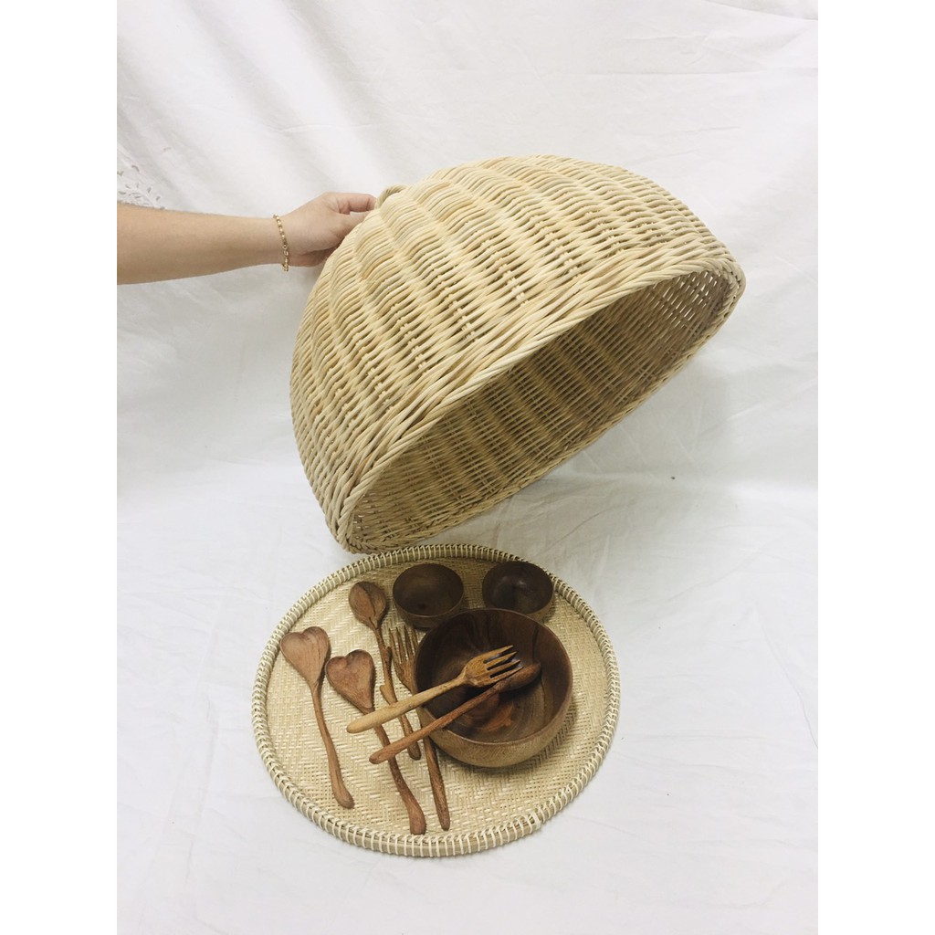 Mẹt Mây Tre Đan.Dùng để trang trí đồ ăn, sản phẩm chụp hình
