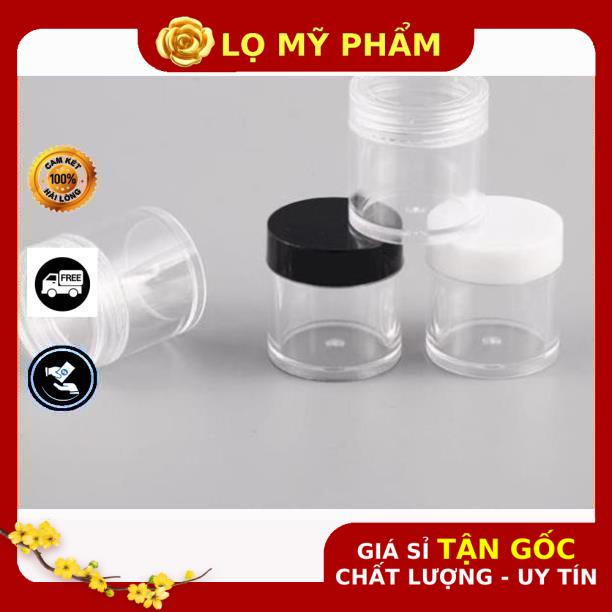 Hủ Đựng Kem ❤ GIÁ TỐT NHẤT ❤ [100c] Hủ nhựa 10g thân cao chiết mỹ phẩm .