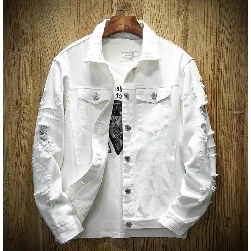 Áo jean nam cao cấp rách vải dày, sịn sò SIÊU PHẨM