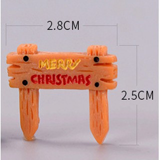 Trang trí noel giáng sinh tiểu cảnh - mô hình cổng chào noel giáng sinh - phụ kiện tiểu cảnh#quà tặng