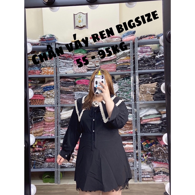 bigsize - ❤️ CHÂN VÁY PHỐI REN ❤️