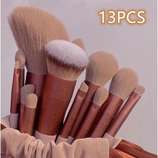 Set 13 Cọ Trang Điểm Lông Mềm Chuyên Dụng
