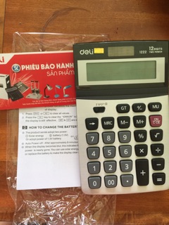 MÁY TÍNH DELI 12 SỐ 1222