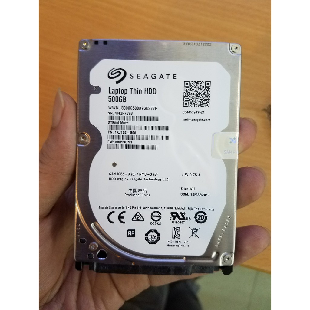 HDD Laptop SEAGATE 250GB 320GB 500GB 1TB Sata Momentus Thin Slim 7mm