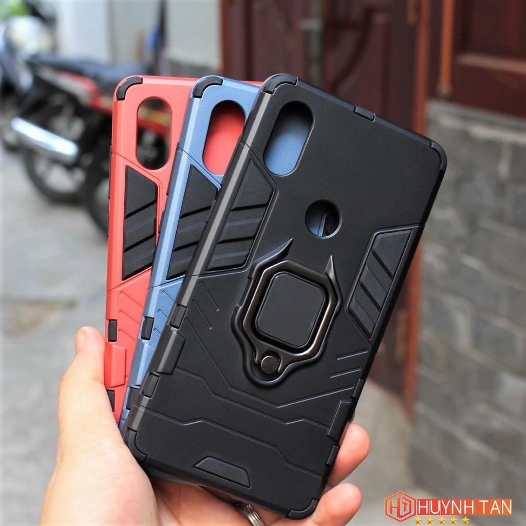 Ốp lưng Mi Mix 2S chống sốc Iron Man ver 2 có Iring (Full Màu)