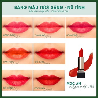 [SON CHÍNH HÃNG - KHÔNG CHÌ] Son lÌ Dưỡng Môi Luxury Mộc An