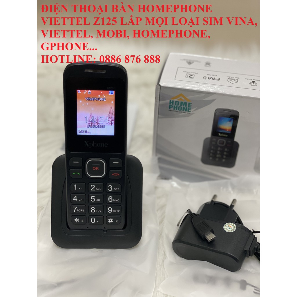 ❤️ Điện Thoại HomePhone Viettel ❤️ X1205 Lắp Mọi Loại Sim