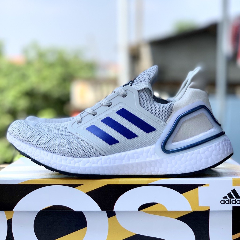 Giày Sneaker Nam Nữ Ultraboost 6.0 Xám  Xanh