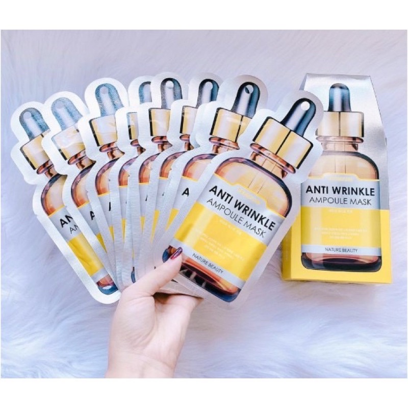 MẶT NẠ TINH CHẤT TẾ BÀO GỐC NATURE BEAUTY PREMIUM AMPOULE MASK | BigBuy360 - bigbuy360.vn