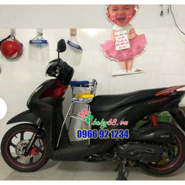 Ghế INOX đa năng cho bé dùng cho nhiều loại xe tay ga