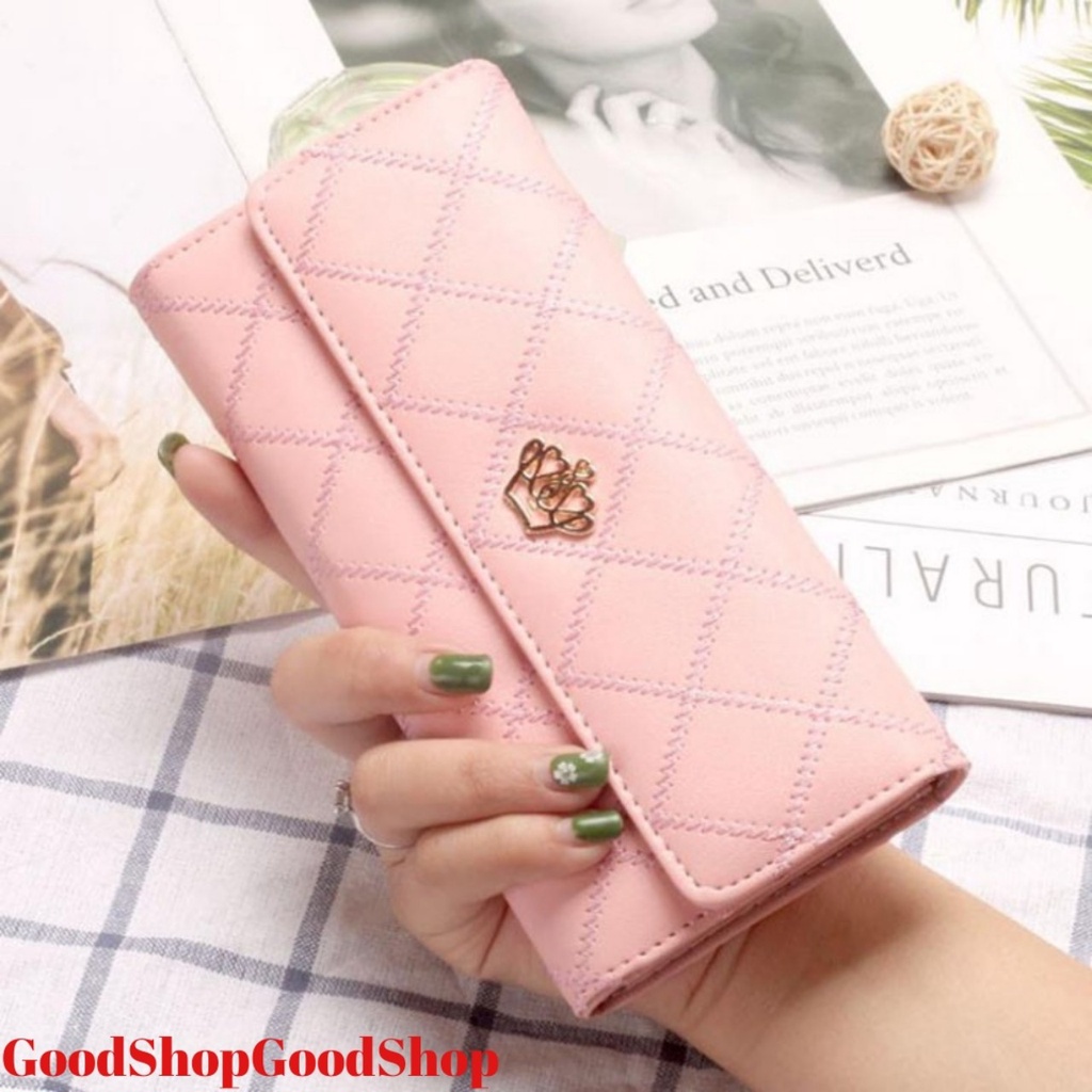 Ví Nữ Dài Cầm Tay Thời Trang Cao Cấp Phong Cách Trẻ Trung Sành Điệu NEW-0010 chất liệu da bền đẹp