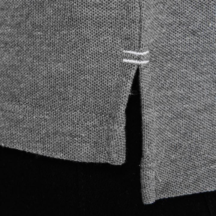 Áo thun Polo nam Slazenger Plain (màu Charcoal Marl) - Hàng size châu Âu