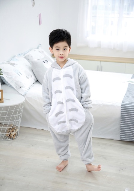 Bộ Đồ Thú Totoro Cho Bé, Bộ Đô Thú Liền Thân Totoro Trẻ Em - Người Lớn