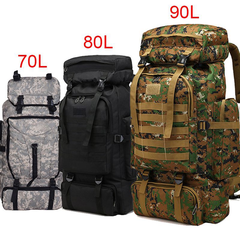 Ba Lô Leo Núi Phong Cách Quân Đội 70l / 80l / 100l