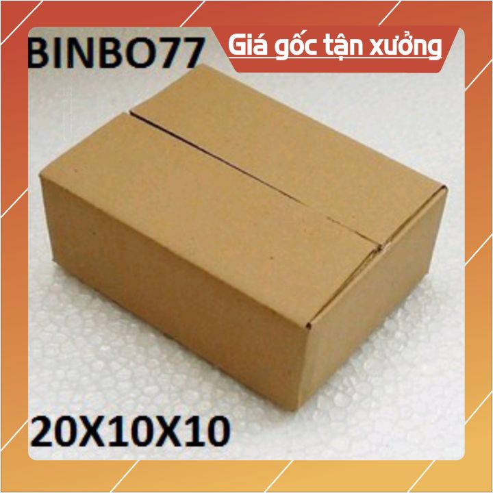 THÙNG CARTON 20x10x10 - THÙNG GIẤY GIÁ RẺ (1 HỘP)