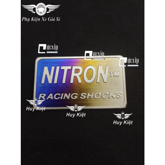 Tem Titan Nitron Dán Nắp Nước Và Nhiều Vị Trí Khác Trên Xe Sẵn Keo Dán 3m Mặt Sau MS4536