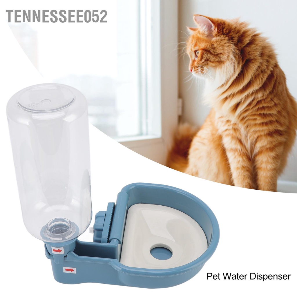 Tennessee052 Bộ phân phối nước tự động cho vật nuôi 480ml An toàn có thể tháo rời Treo Trọng lực Máy tưới