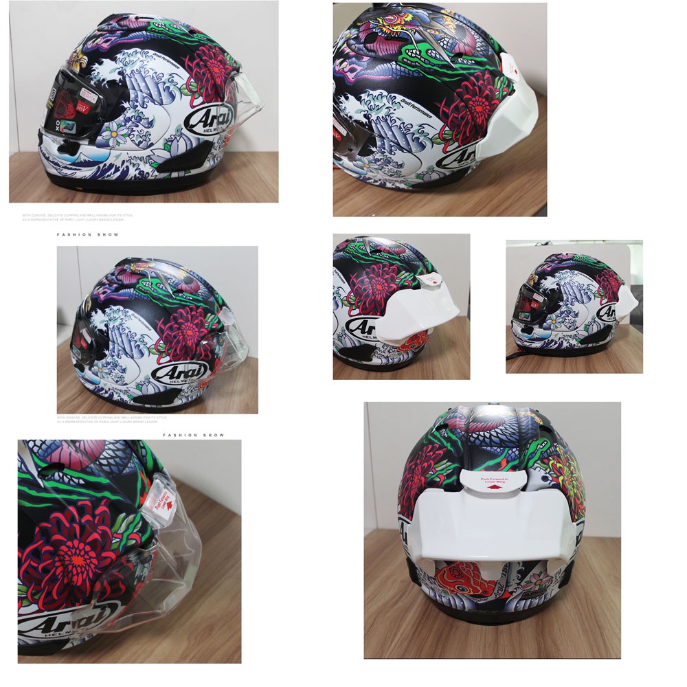 Kodaskin Cánh Gió Gắn Mũ Bảo Hiểm Xe Mô Tô Arai RX-7X RR5 RX-7V Arai VZ-Ram