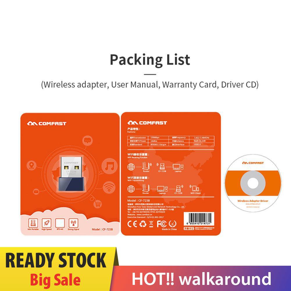 Usb Wifi Wifi Comfast Cf-723B 2 Trong 1