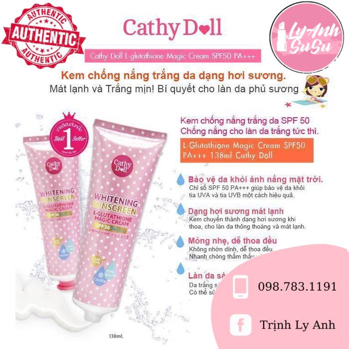 Kem chống nắng CATHY DOLL Magic Cream