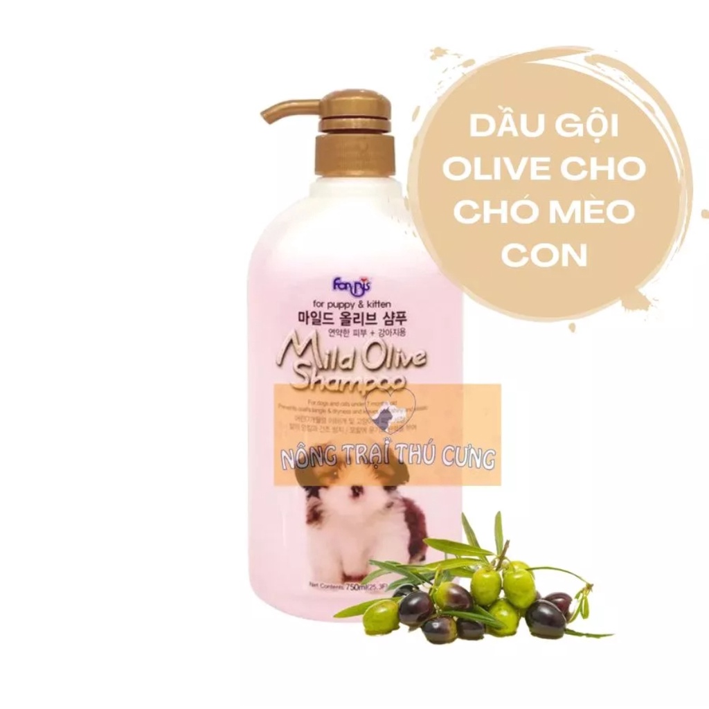 Sữa Tắm Forcans Chiết Xuất Nha Đam Cho Chó Mèo 750ml