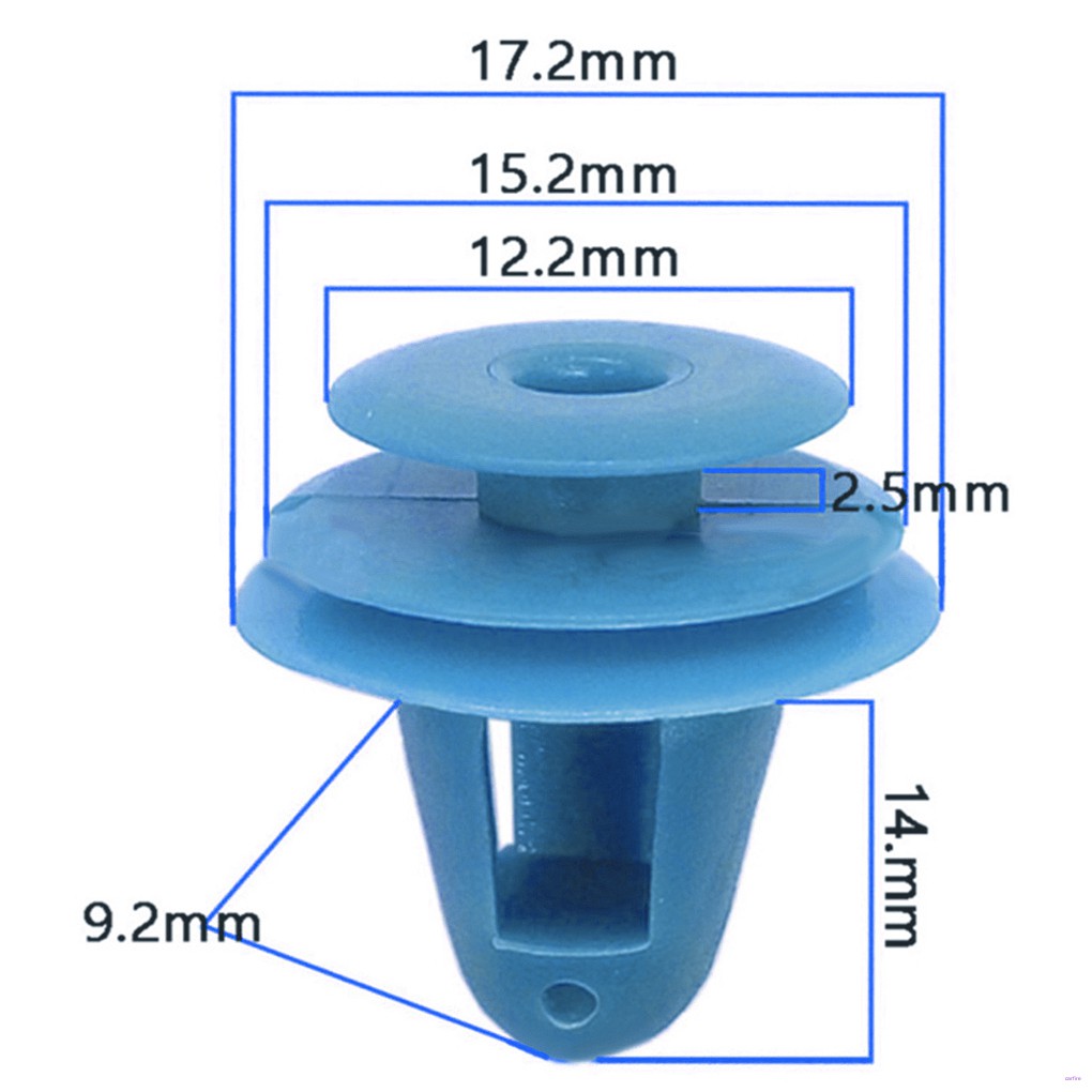 Set 50 Đinh Tán Nhựa Phụ Tùng Cho Xe Ô Tô