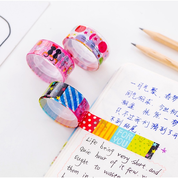 🍉Băng dính hoạt hình 2m - Băng keo DUASHOP