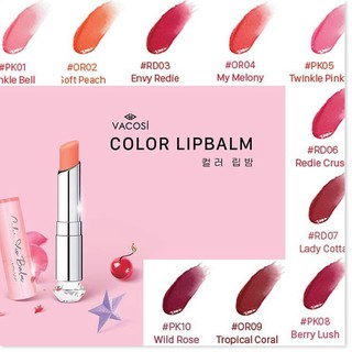 Son dưỡng có màu Vacosi Natural Studio Color Lipbalm
