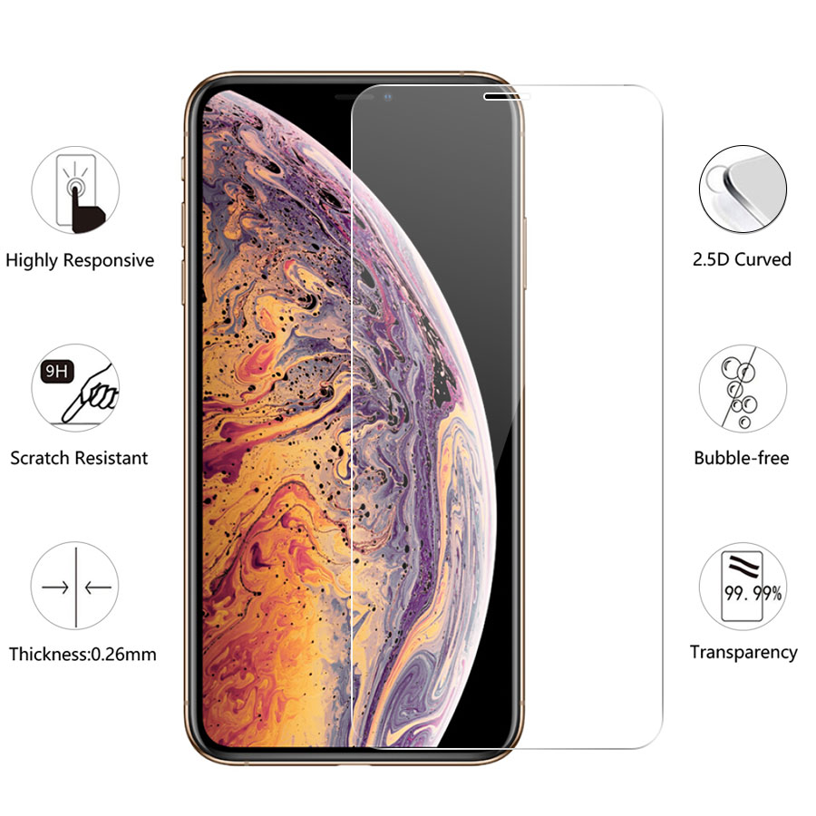 Kính Cường lực cho Iphone 15 14 13 11 Pro Xs Max 12 Mini X Xr Se 2020 8 7 6 6s Plus