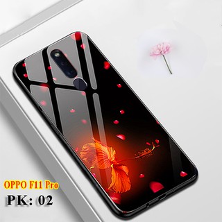 Ốp Lưng Oppo F11 Pro lưng ốp kính cường lực chống trầy xước, ốp f11 pro đẹp in hoa văn, chống bay màu, giá rẻ