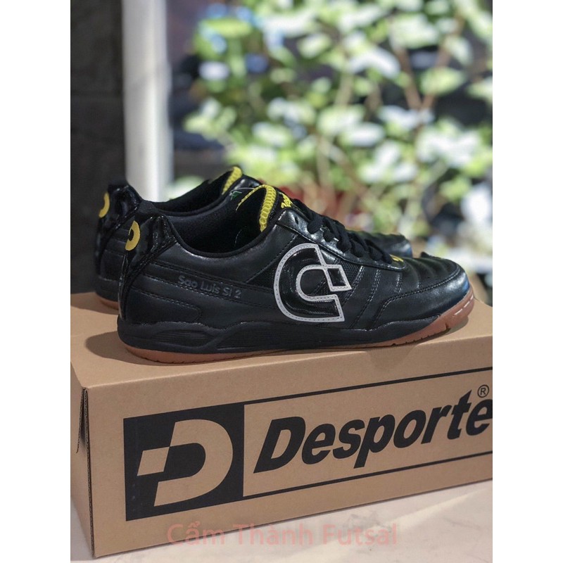 GIÀY ĐÁ BANH CHÍNH HÃNG DESPORTE SAO LUIS SI2-DS1436-ĐEN/VÀNG