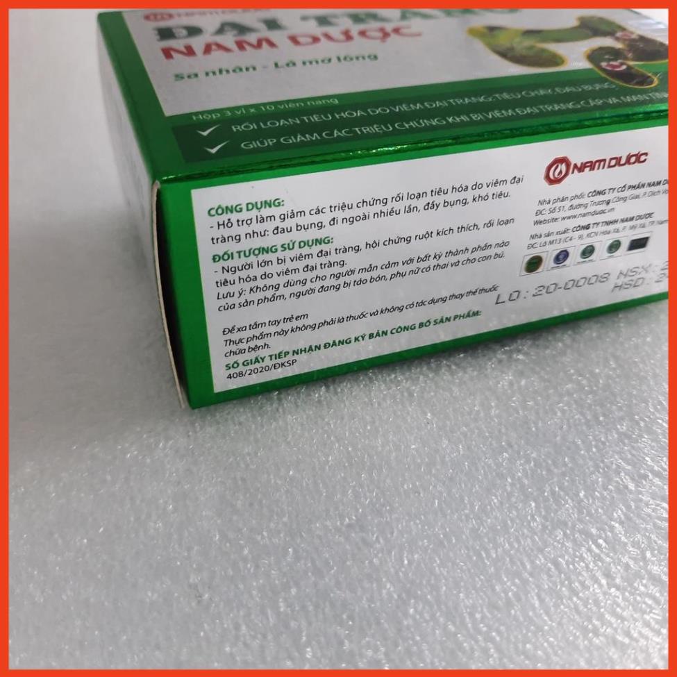 Đại tràng nam dược, giảm viêm đại tràng, táo bón, chướng bụng, đầy hơi