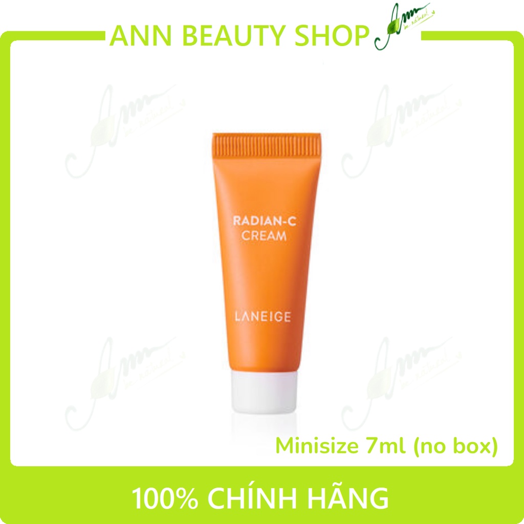 Kem dưỡng trắng da, mờ thâm nám LANEIGE RADIAN - C CREAM MINISIZE 7ML
