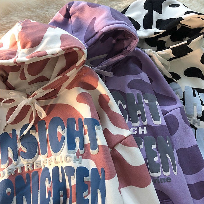 Áo Hoodies Tay Dài Hoạ Tiết Lính Thiết Kế Đơn Giản Cho Cặp Đôi