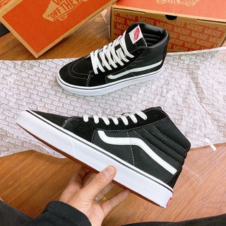 Giầy van.s sk8 đen da thật 1:1 ( full box + free ship )