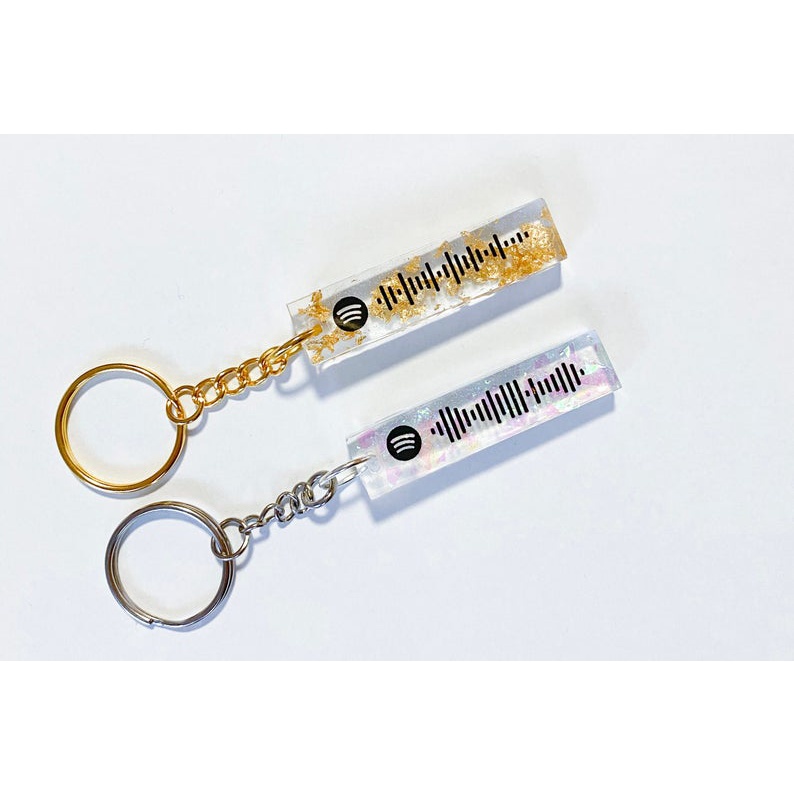 Set 2 móc khóa handmade bài hát Spotify theo yêu cầu nha ^^