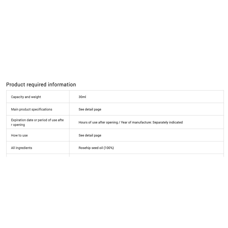 MBC Dầu dưỡng hoa tầm xuân TO 100% Organic Cold-Pressed Rose Hip Seed Oil | BigBuy360 - bigbuy360.vn