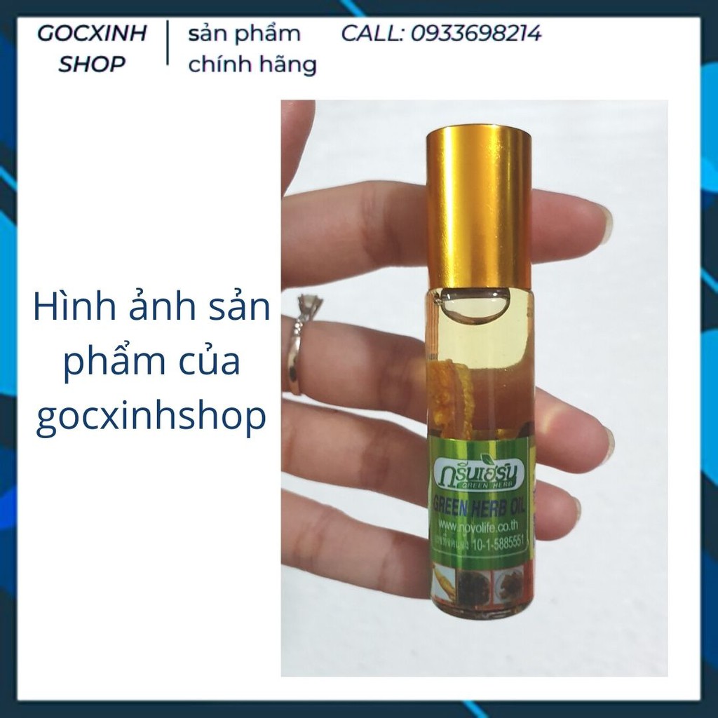 Dầu Lăn Sâm Thái Ginseng Green Herb Oil Thái Lan