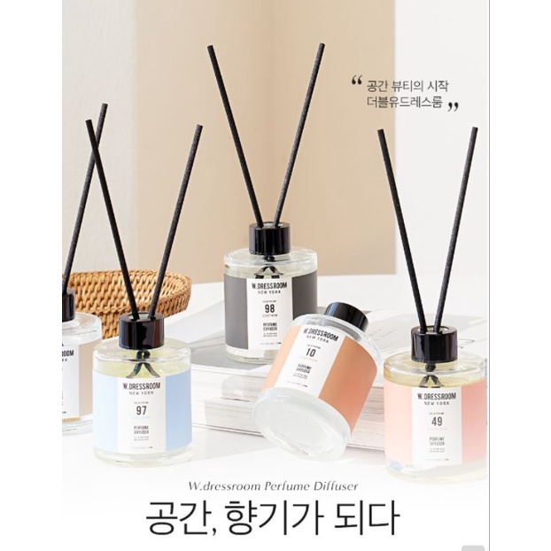 Tinh dầu khuếch tán thơm phòng W.Dressroom Perfume Diffuser 120ml/100ml