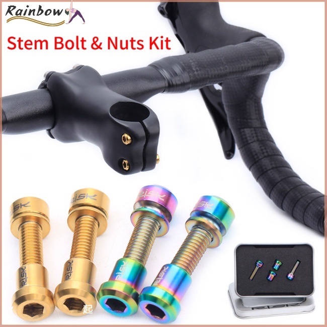 Bộ 4 Ốc Vít Bằng Hợp Kim Titan Cho Xe Đạp Leo Núi