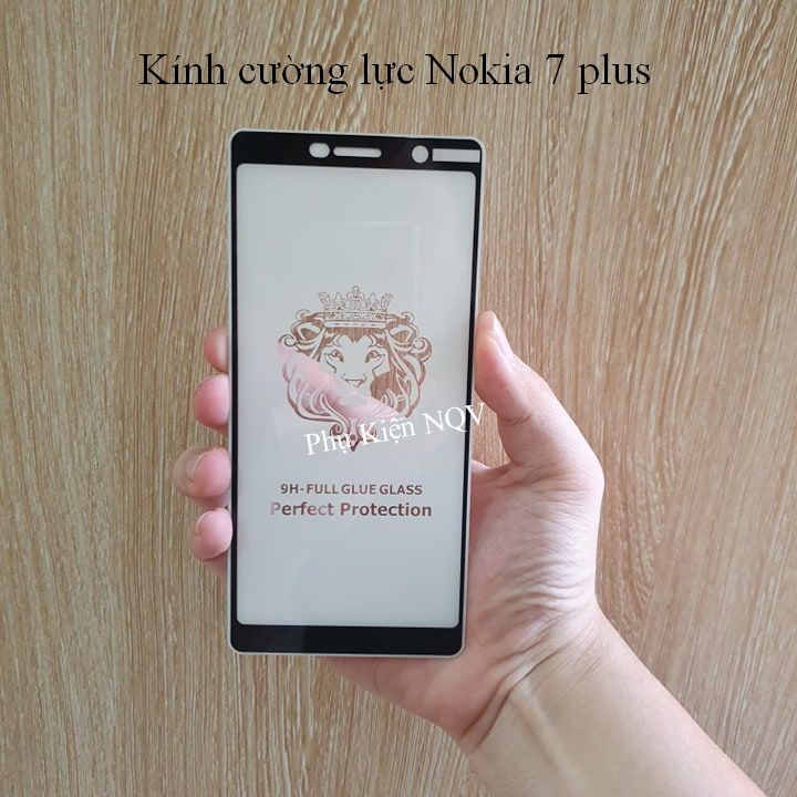 Nokia 7 plus|| Kính cường lực Full màn hình Nokia 7 plus